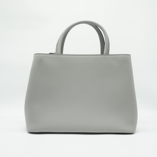 Fendi Petite 2Jours Tote Bag  Medium Grey SHW