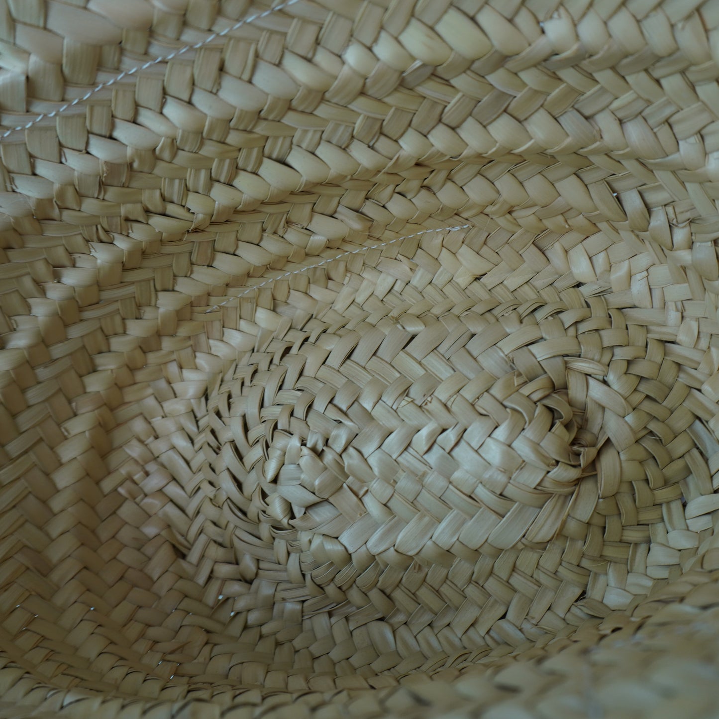 Loewe Raffia Basket Bag Brown Trims Small
