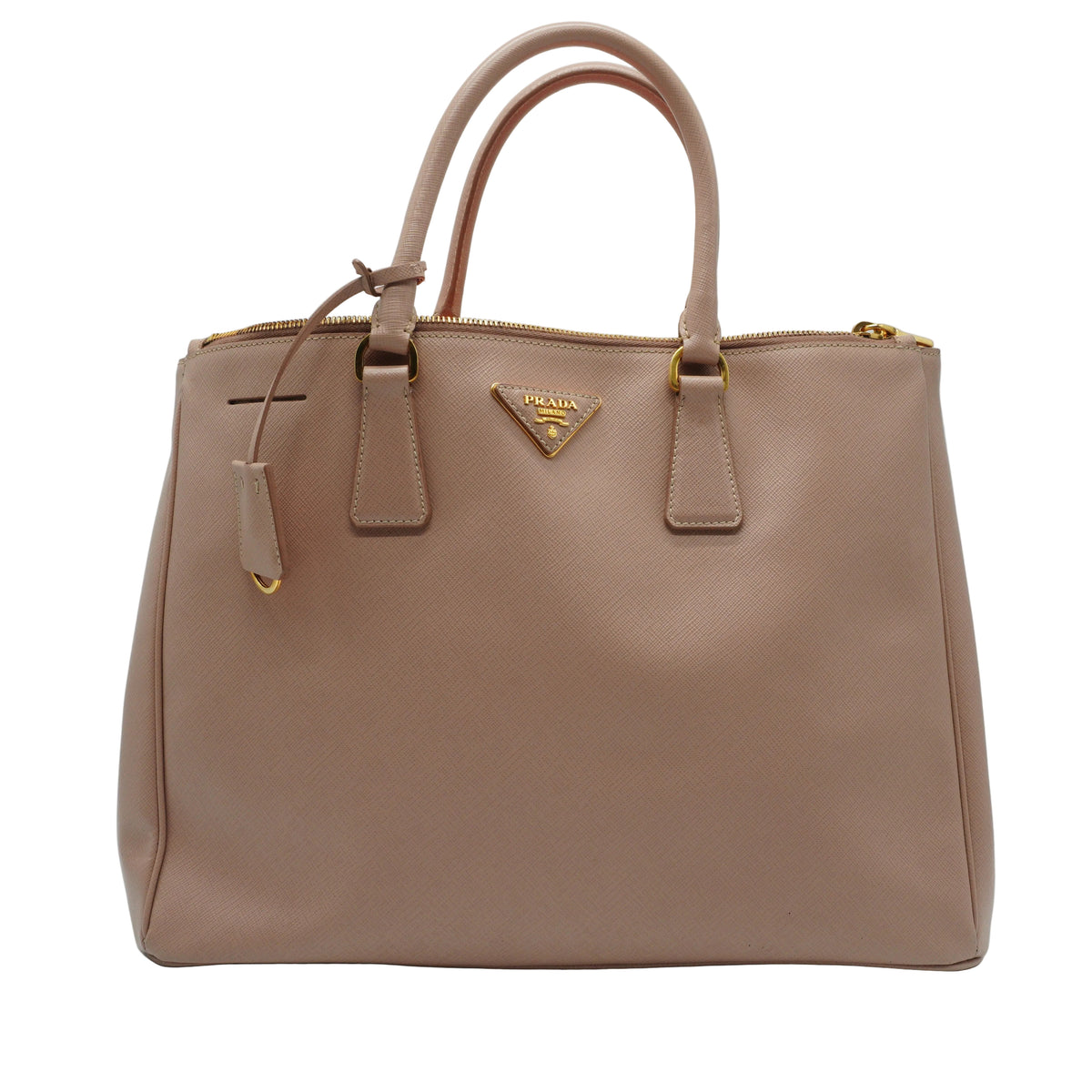 Prada Light pink Saffiano Large GHW