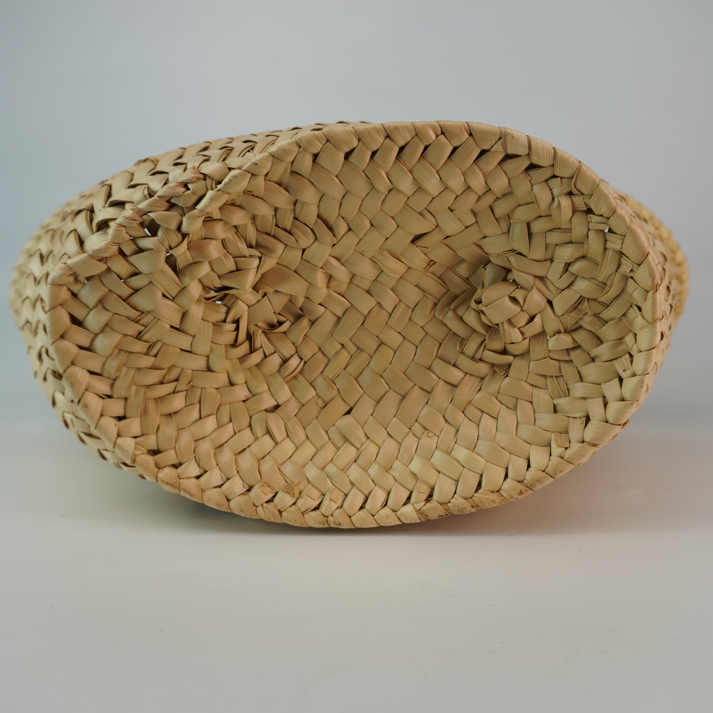 Loewe Raffia Basket Bag Brown Trims Small