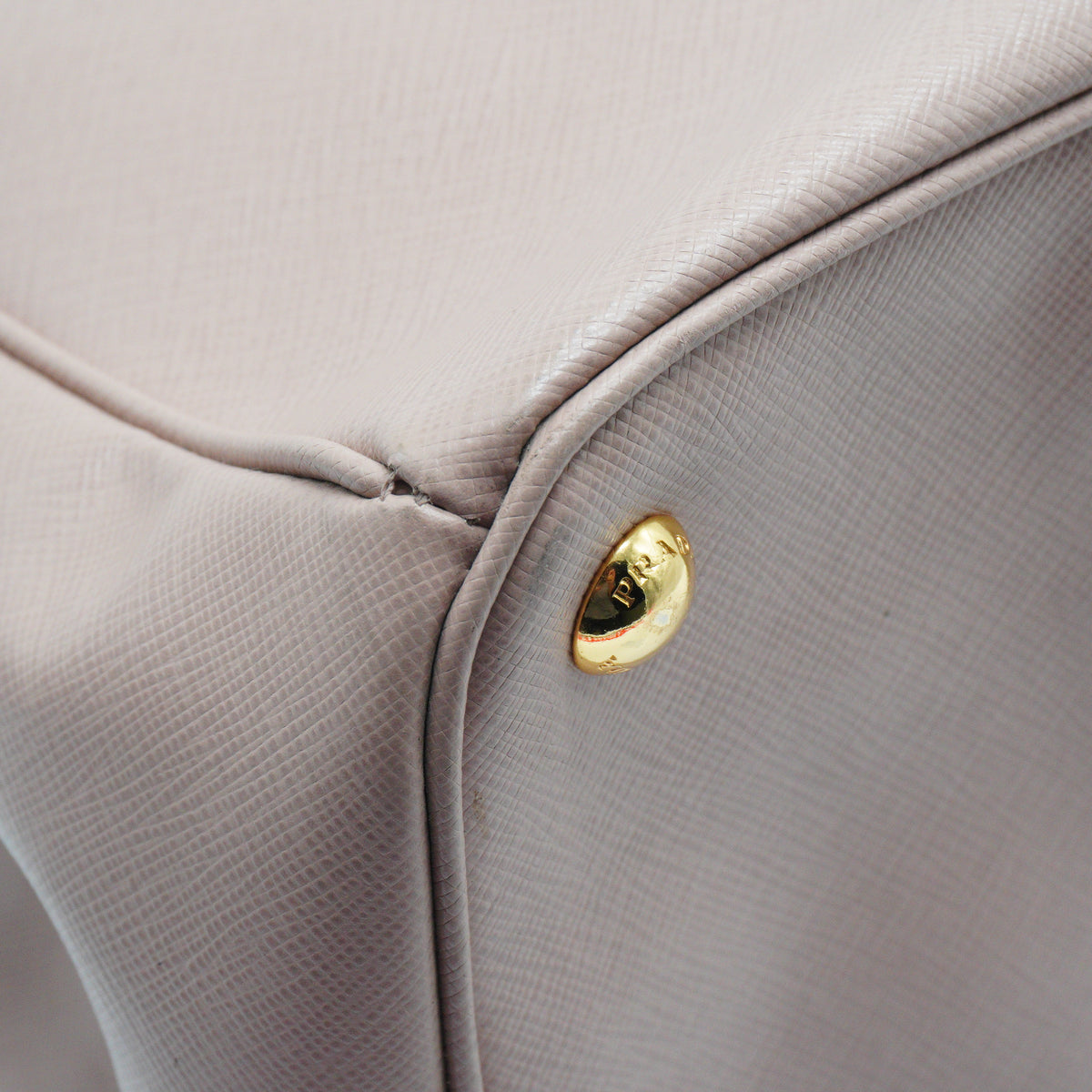 Prada Light pink Saffiano Large GHW