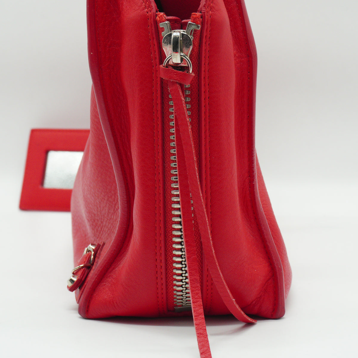 Balenciaga Papier A6 Zip Around Tote Red Small SHW