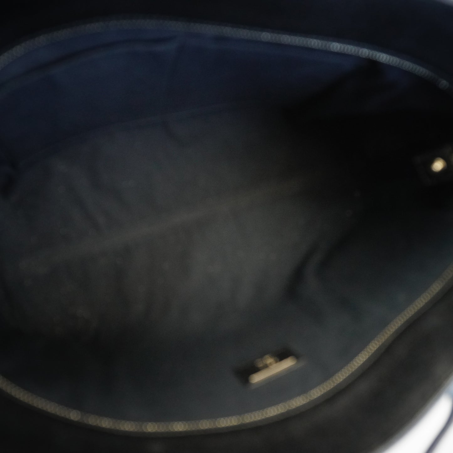 Fendi Shearling Logo Roll Tote