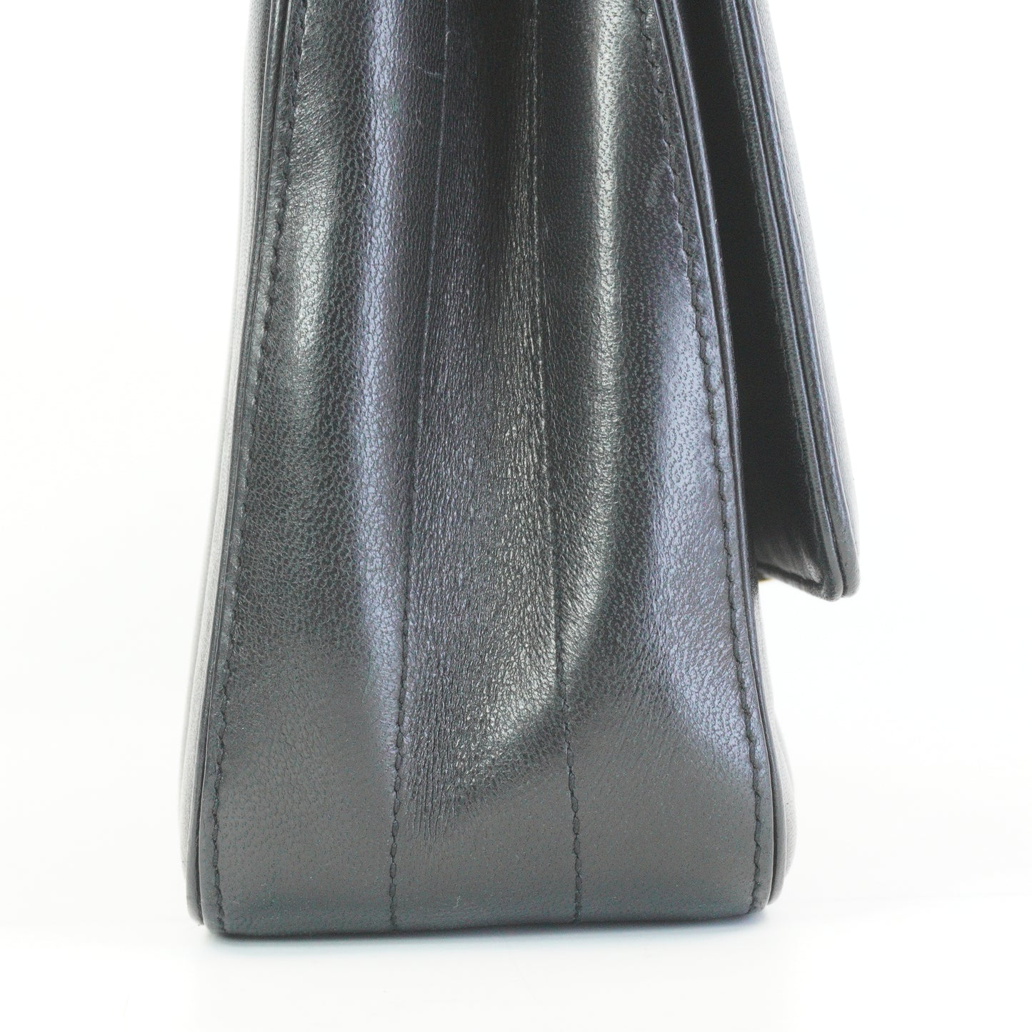 YSL	Vicky Quilted Leather Black GHW Small