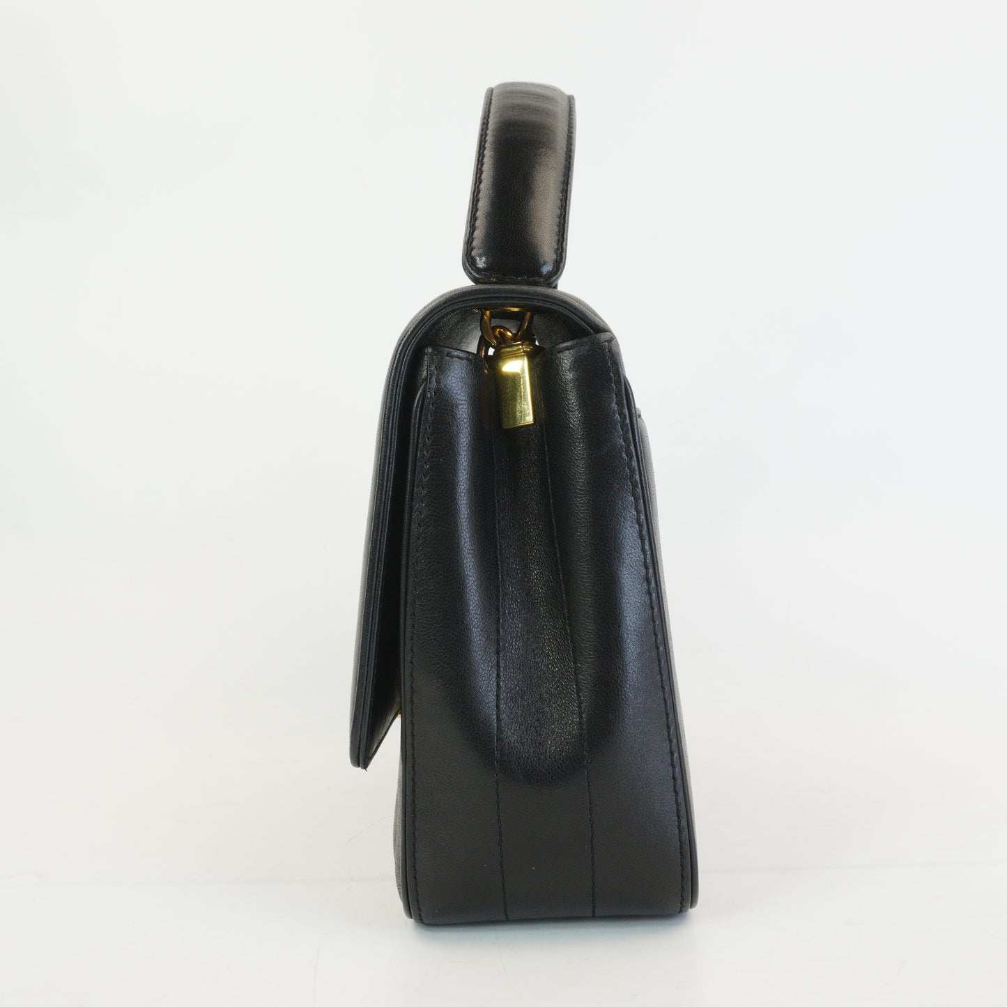 YSL	Vicky Quilted Leather Black GHW Small