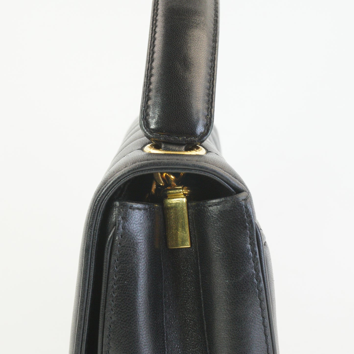 YSL	Vicky Quilted Leather Black GHW Small