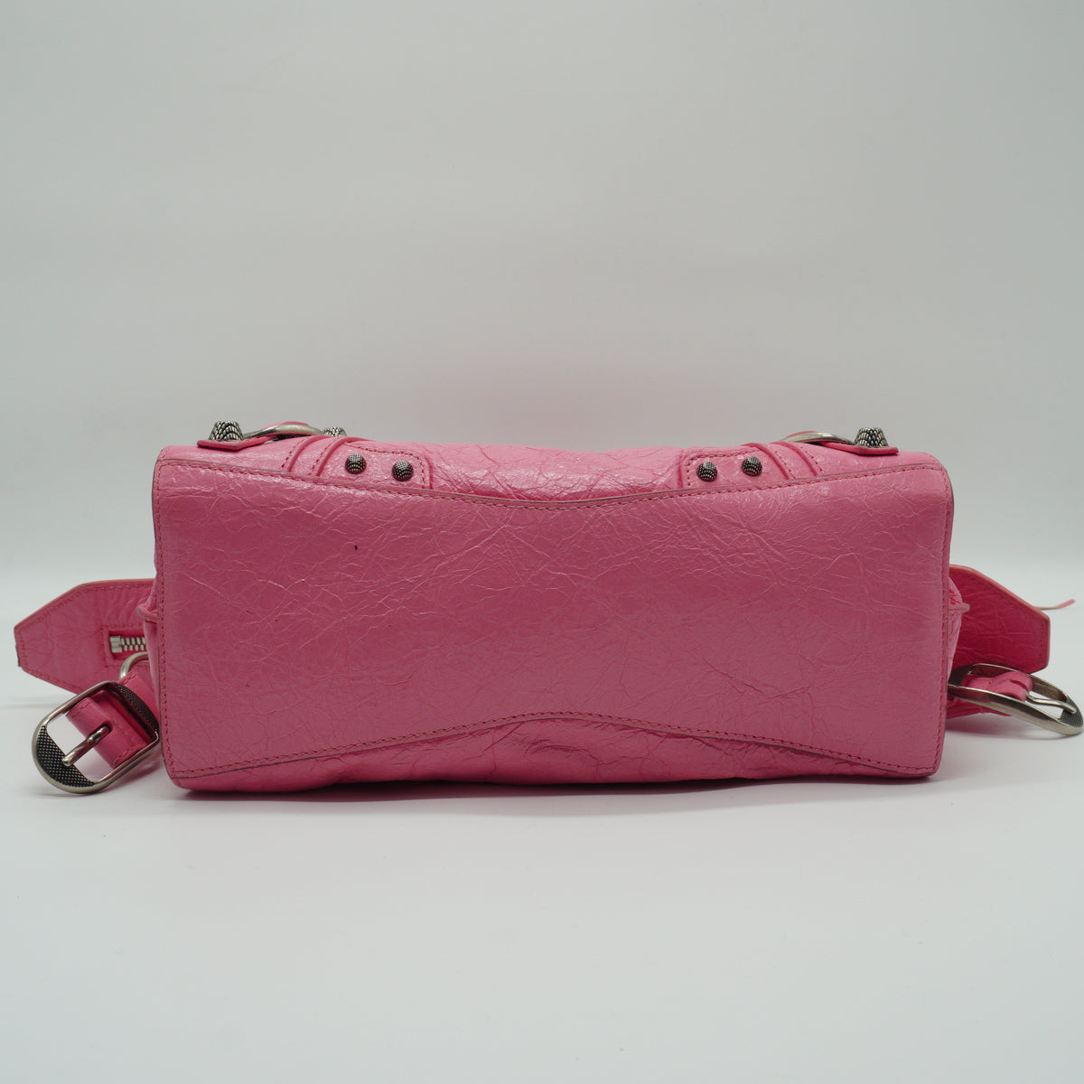 Balenciaga Metallic Edge City Mini Pink SHW