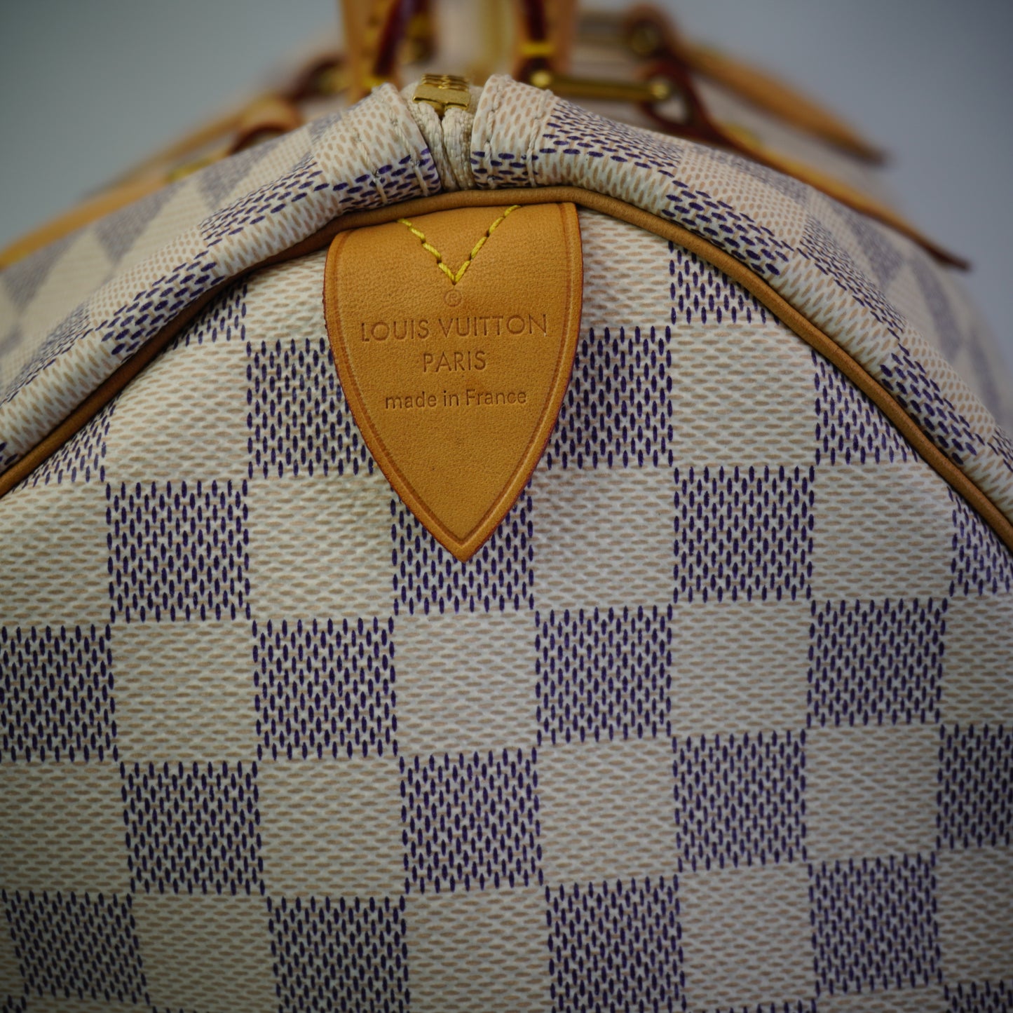 Louis Vuitton	Speedy Damier Azur Medium GHW