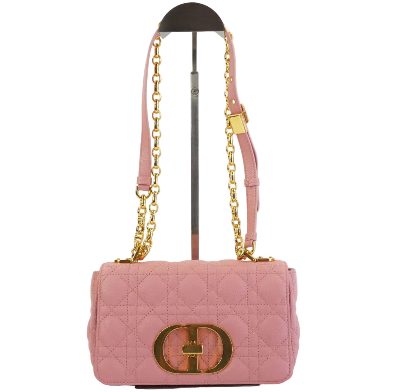 Dior	Pink Caro Bag GHW Small