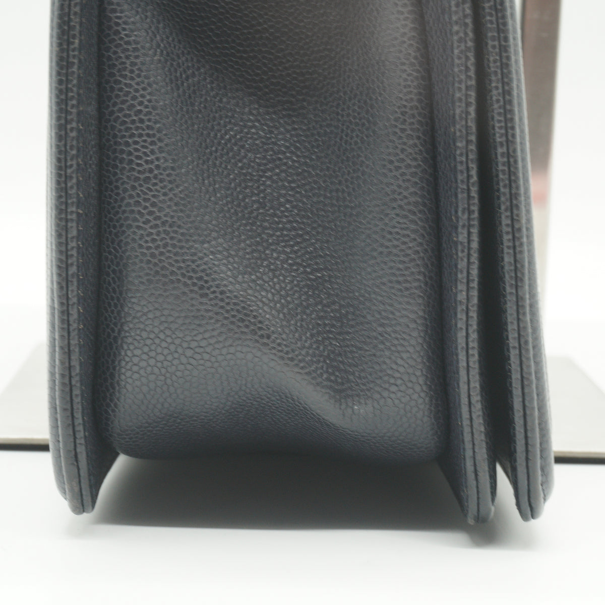 Chanel	Leboy Navy Blue GHW Small