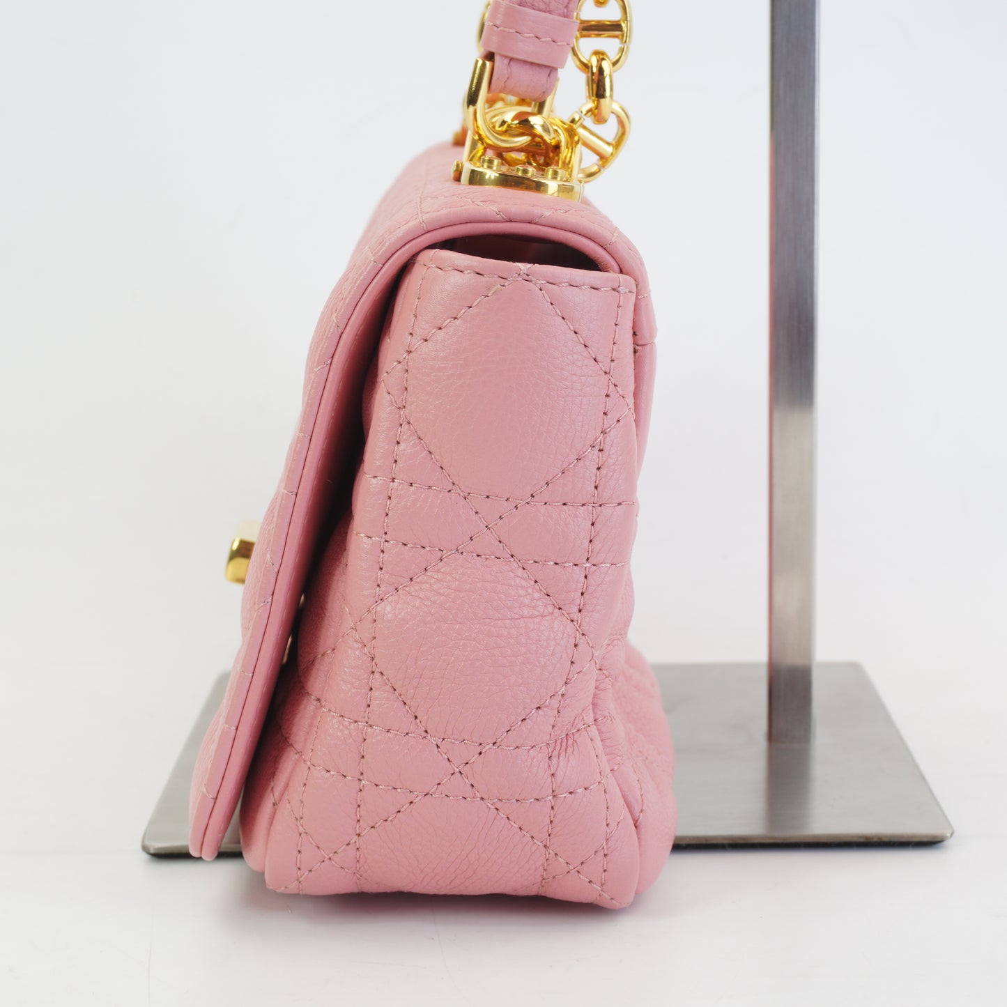 Dior	Pink Caro Bag GHW Small