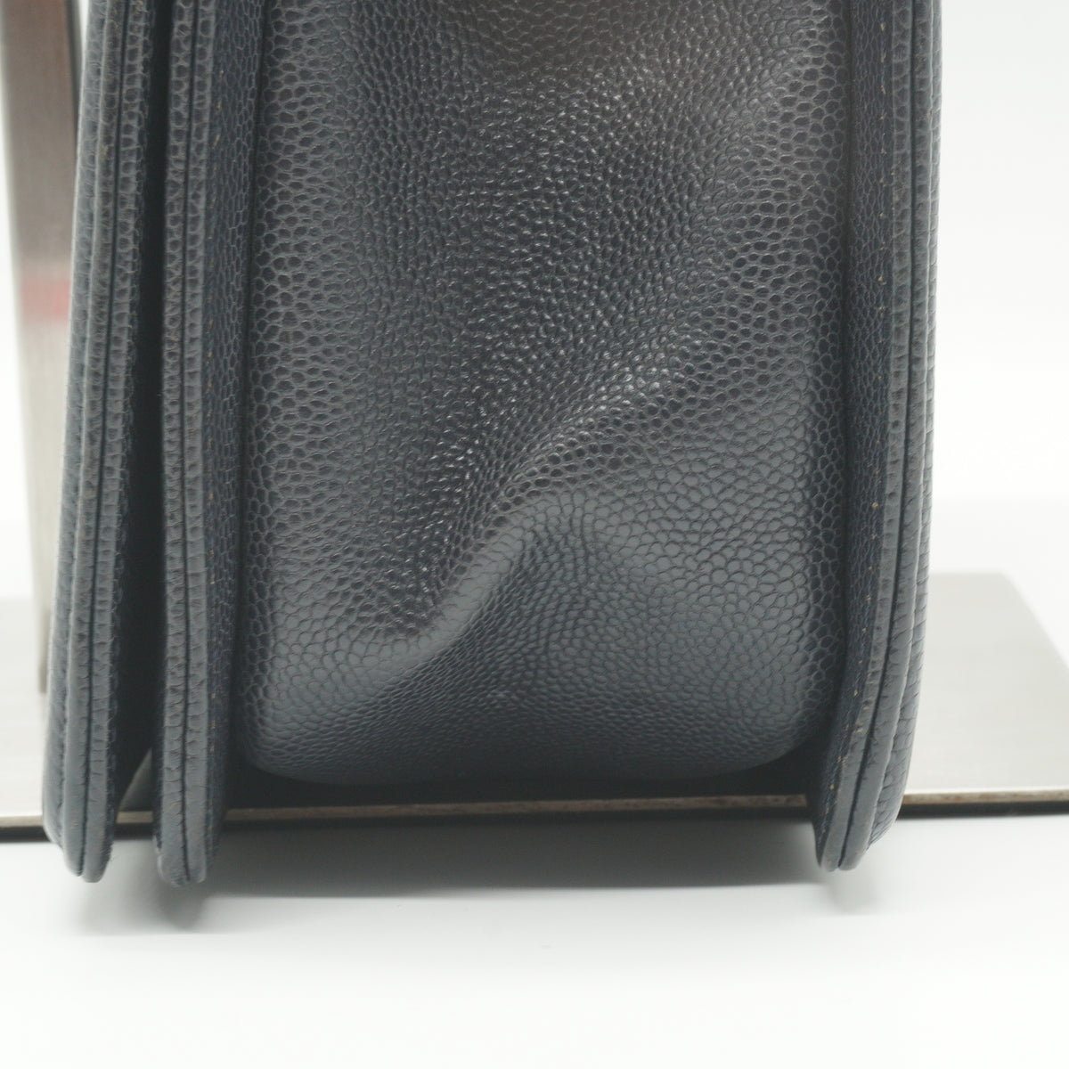 Chanel	Leboy Navy Blue GHW Small