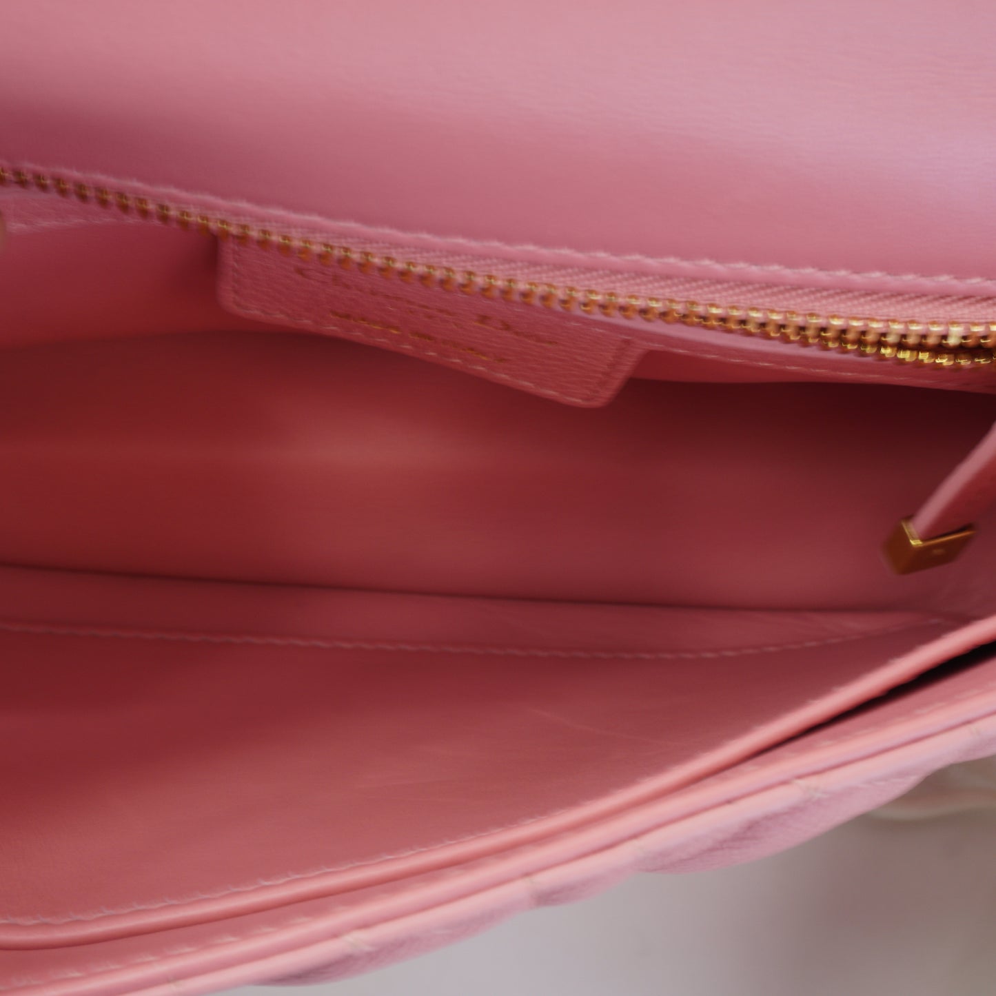 Dior	Pink Caro Bag GHW Small