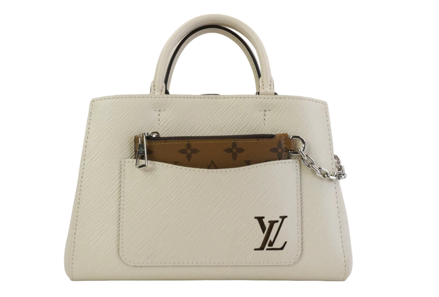 Louis Vuitton	Marelle Tote BB SHW Small  White