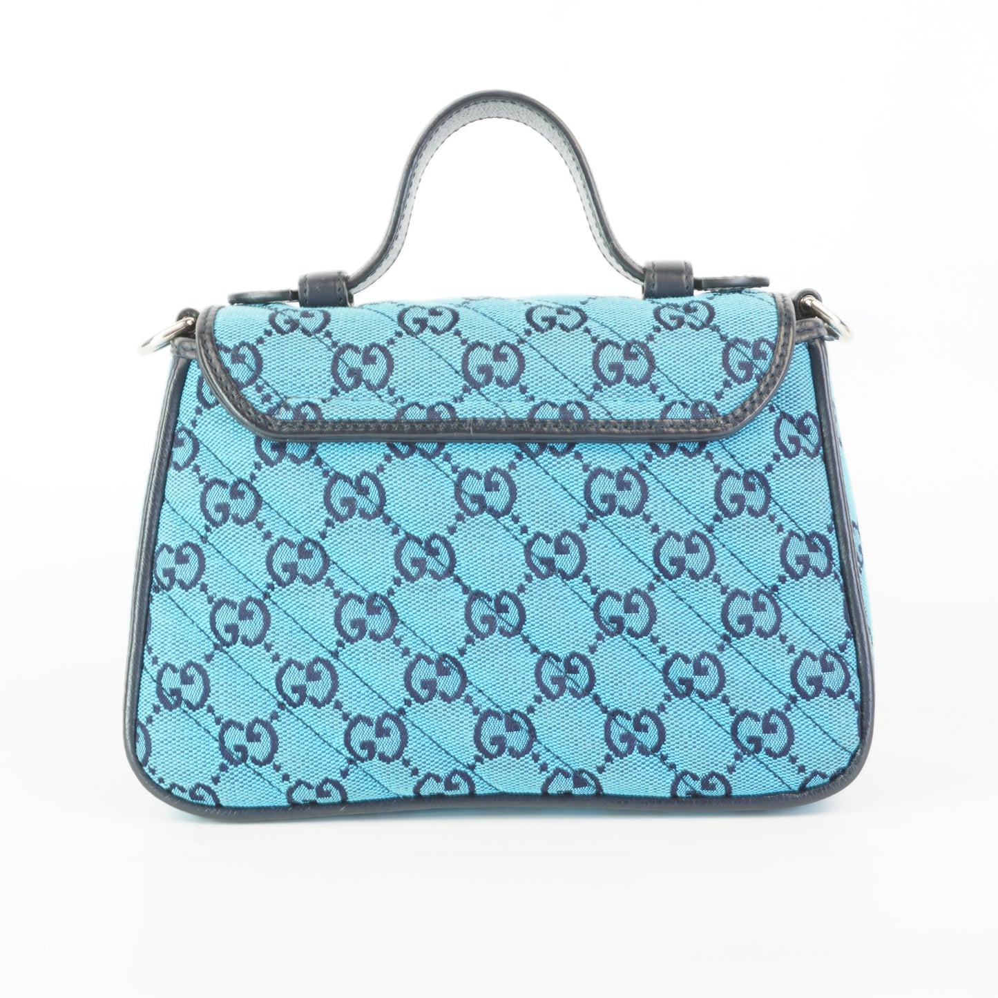 Gucci Small Mono Top Hndle Light Blue