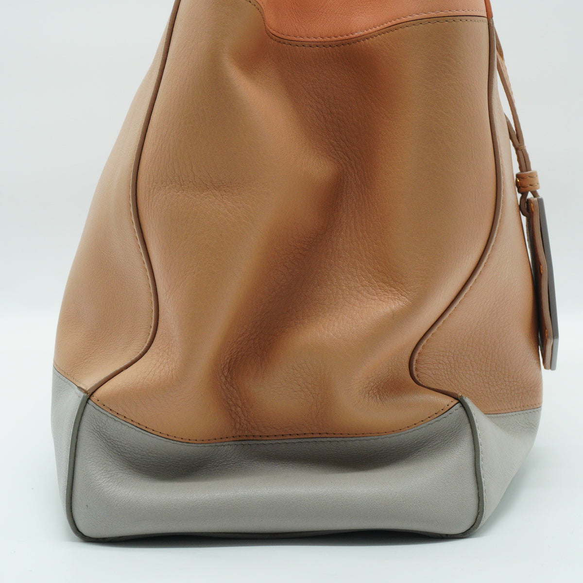 Fendi 2 Jour  Tote Cream,light gray,Red Large GHW