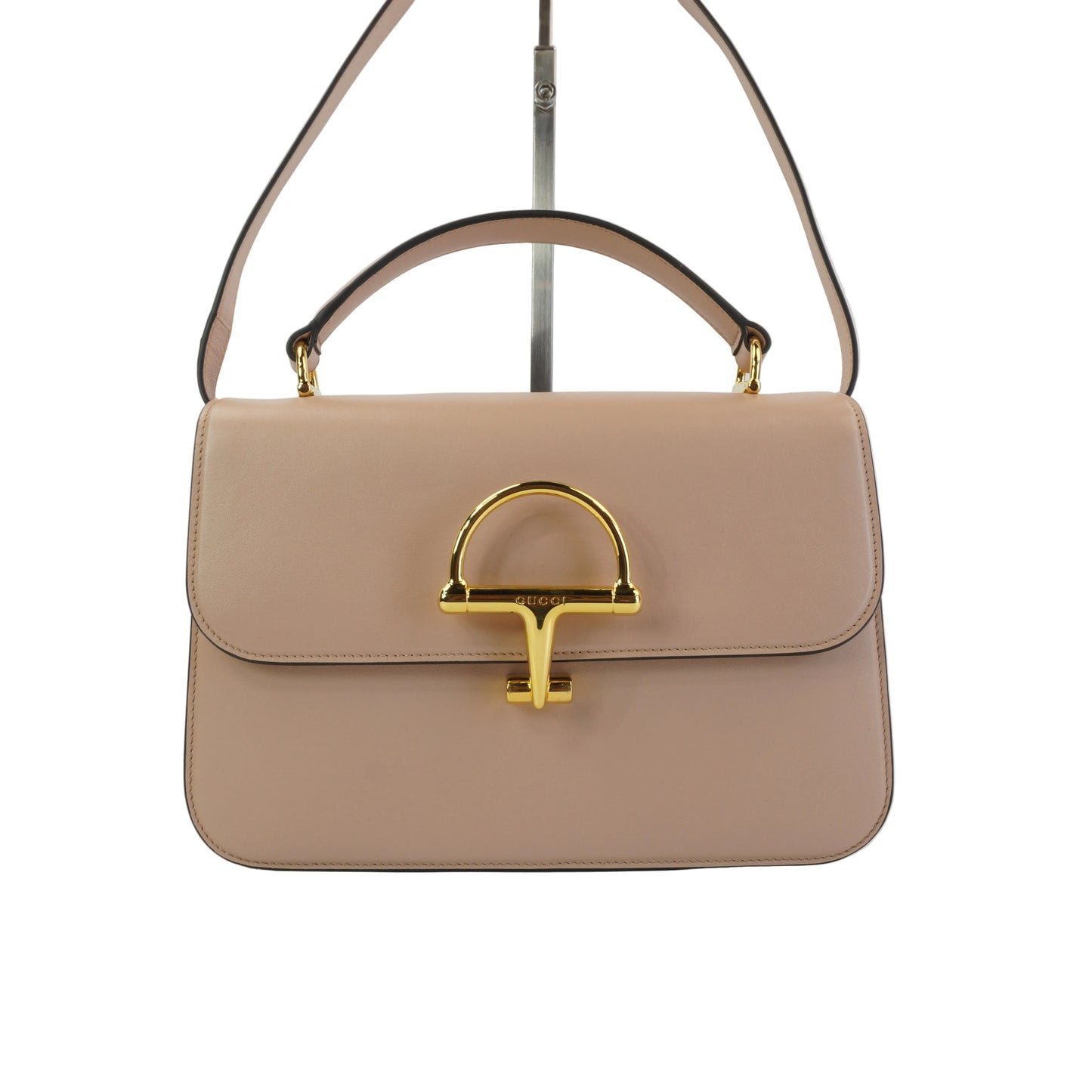 Gucci Siena Top Handle Bag GHW Beige