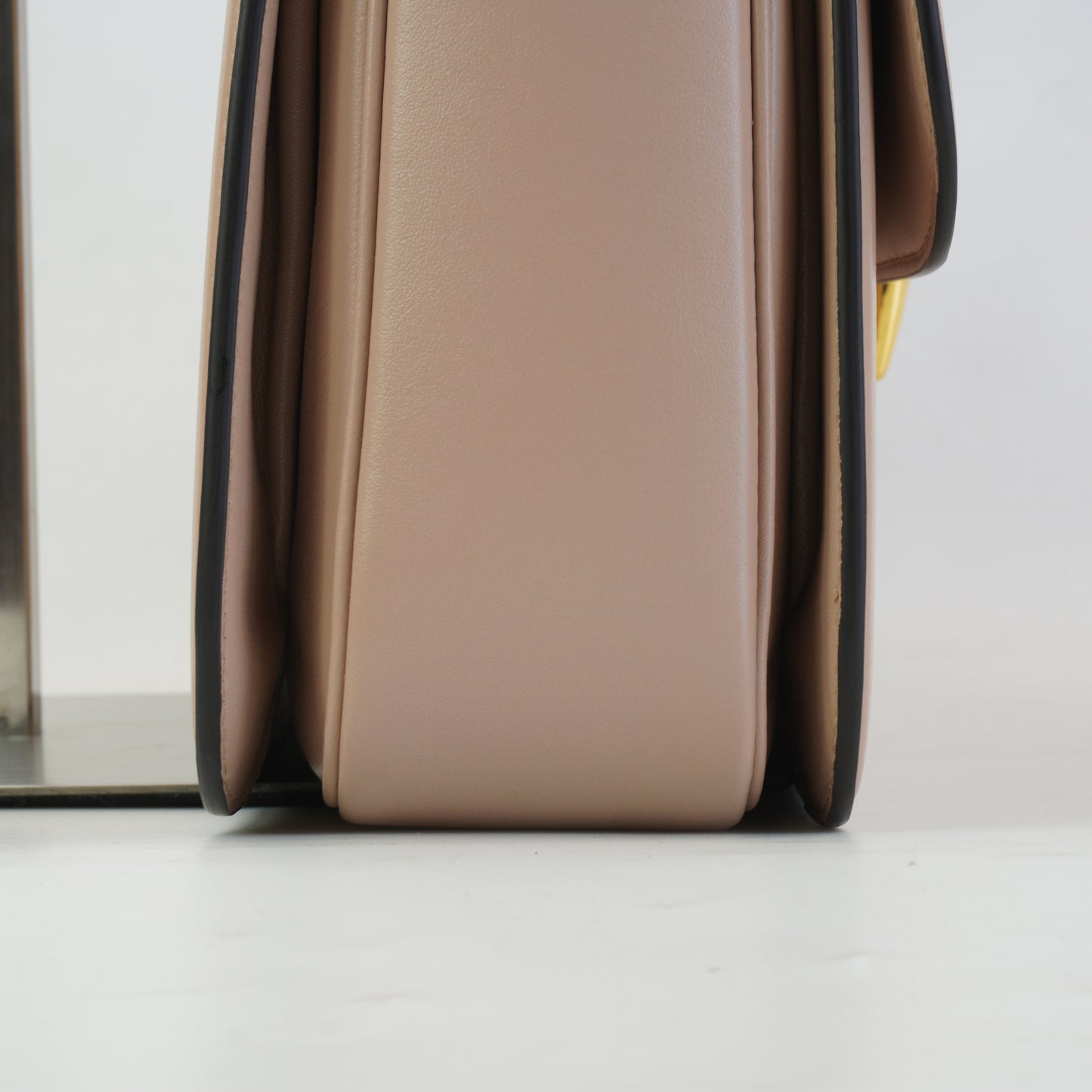 Gucci Siena Top Handle Bag GHW Beige