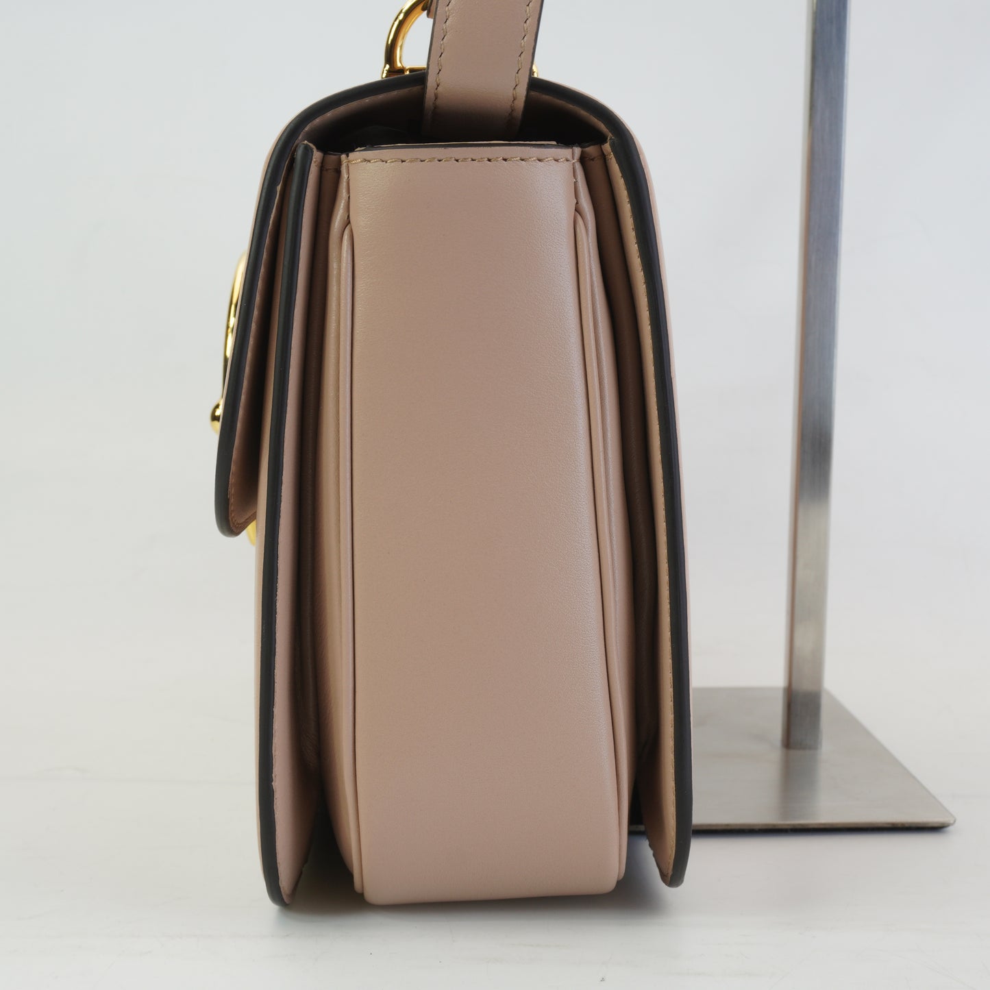 Gucci Siena Top Handle Bag GHW Beige