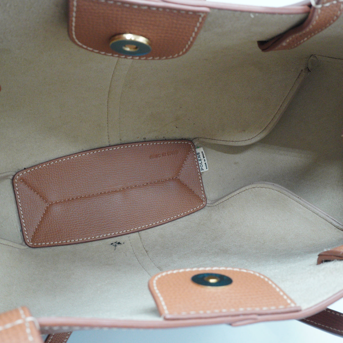 Polene Cyme Brown Small GHW