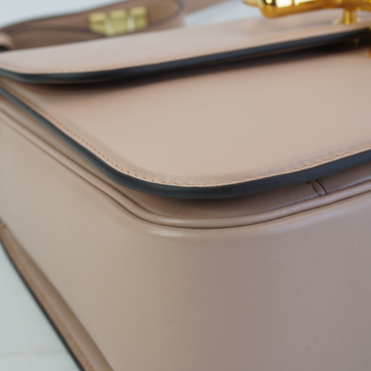 Gucci Siena Top Handle Bag GHW Beige