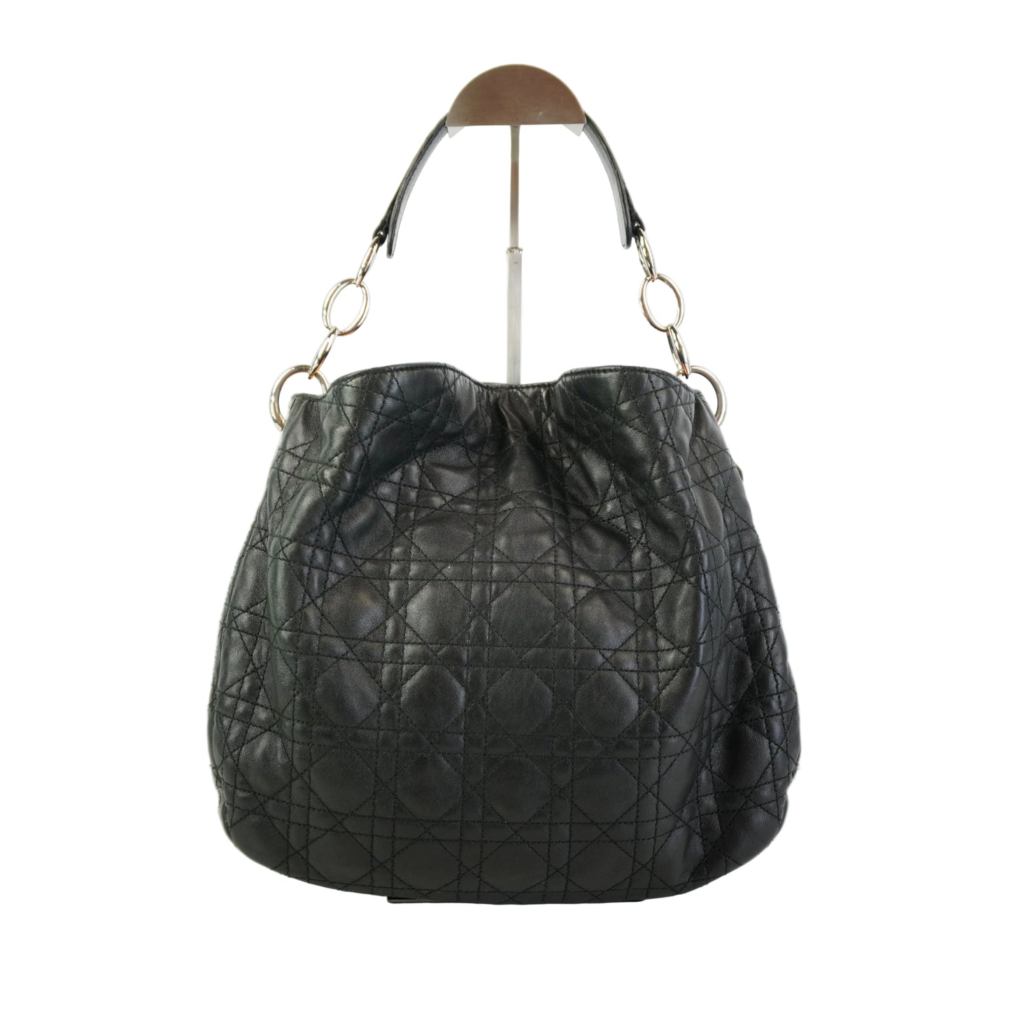 Dior	Cannage Quilted  Leather Soft Hobo Bag