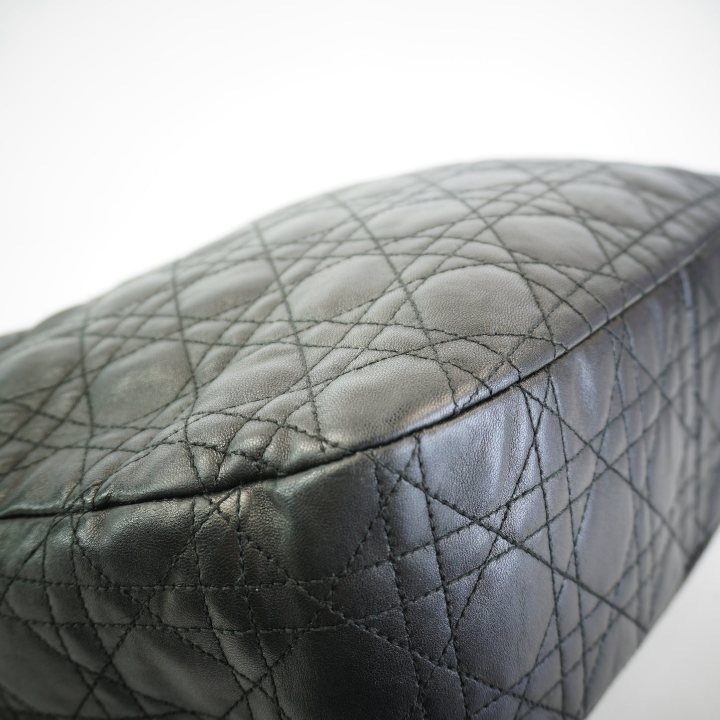 Dior	Cannage Quilted  Leather Soft Hobo Bag
