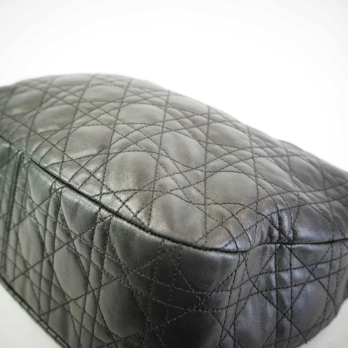 Dior	Cannage Quilted  Leather Soft Hobo Bag