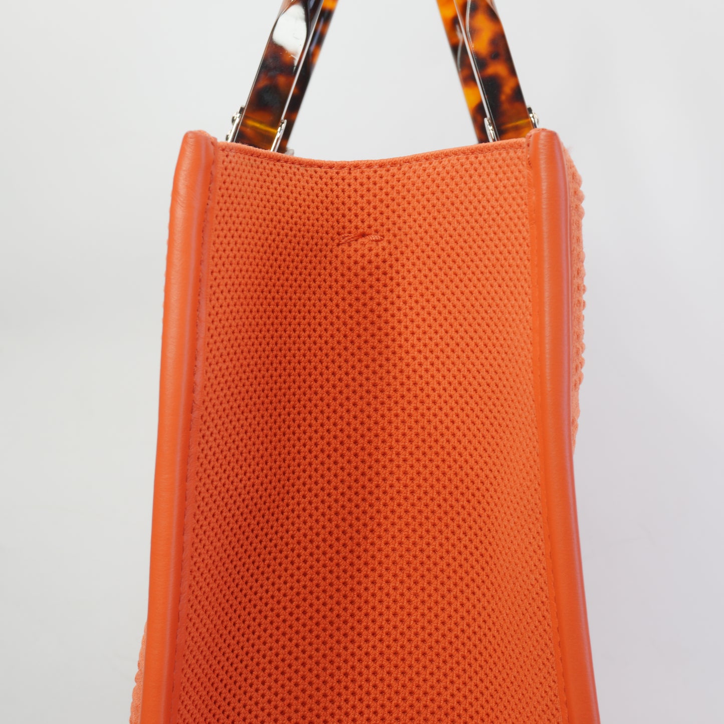 Fendi Sunshine Shopper Tote SHW Large Orange