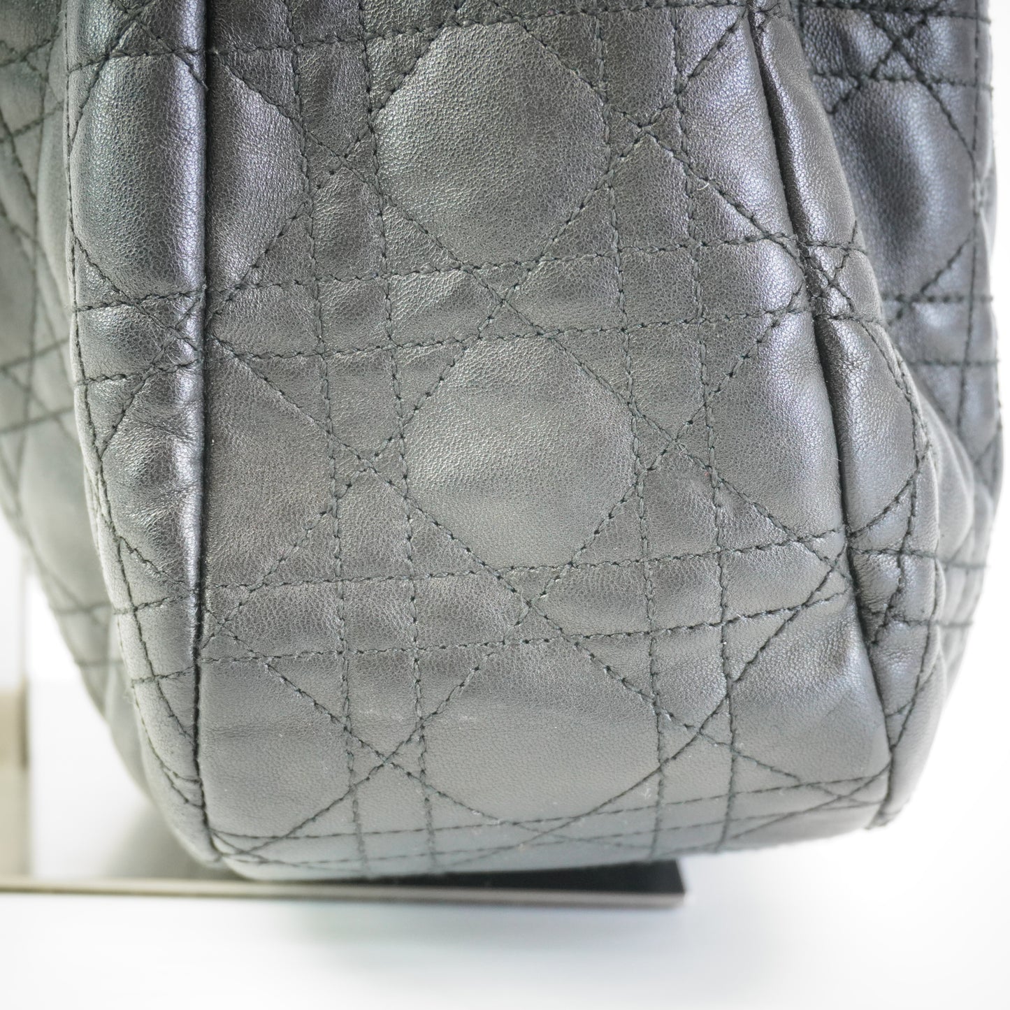 Dior	Cannage Quilted  Leather Soft Hobo Bag