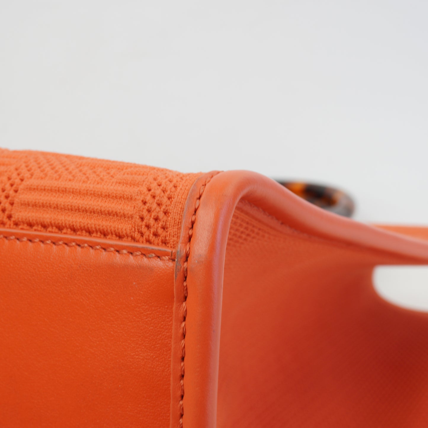 Fendi Sunshine Shopper Tote SHW Large Orange
