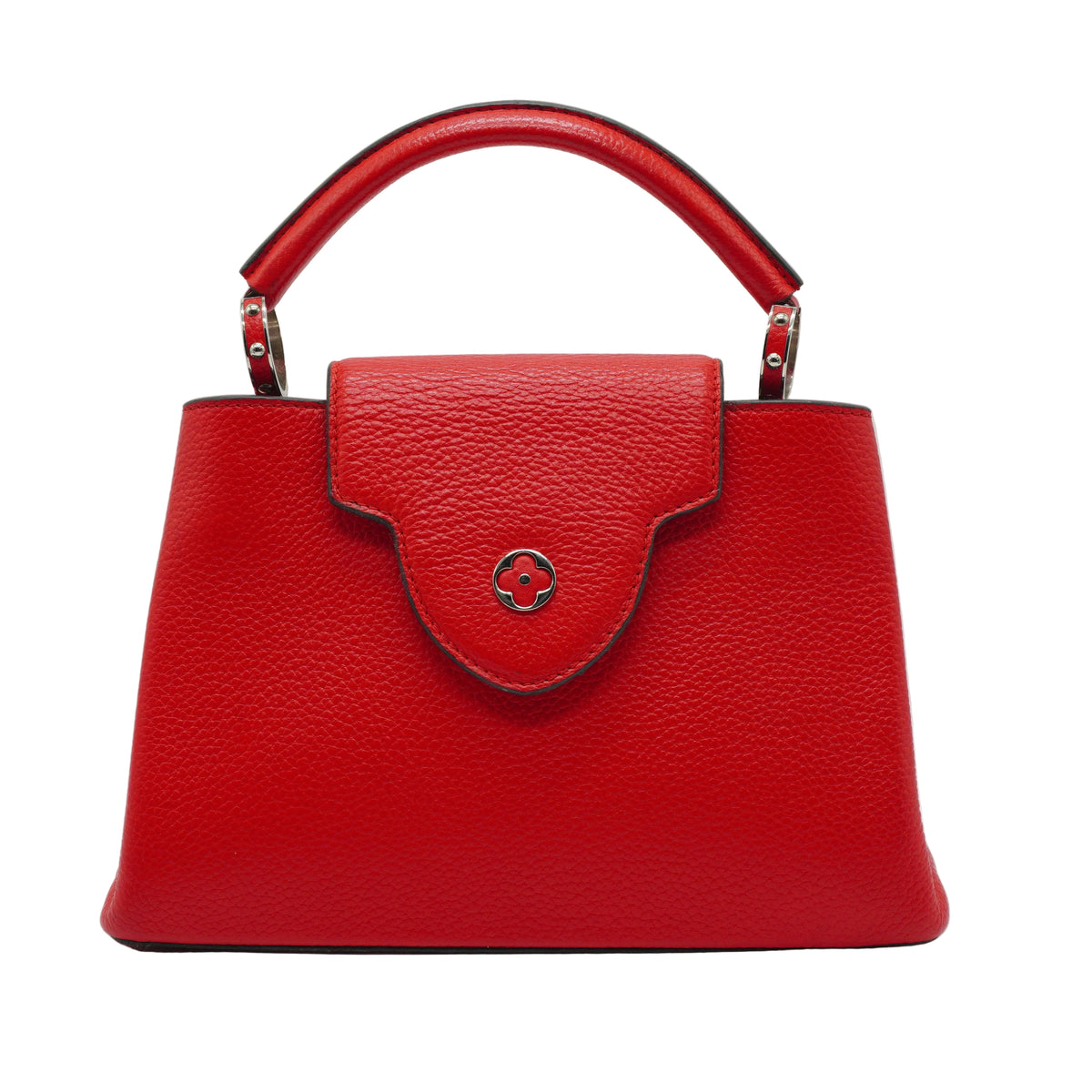 Louis Vuitton	Capucines Red Medium SHW