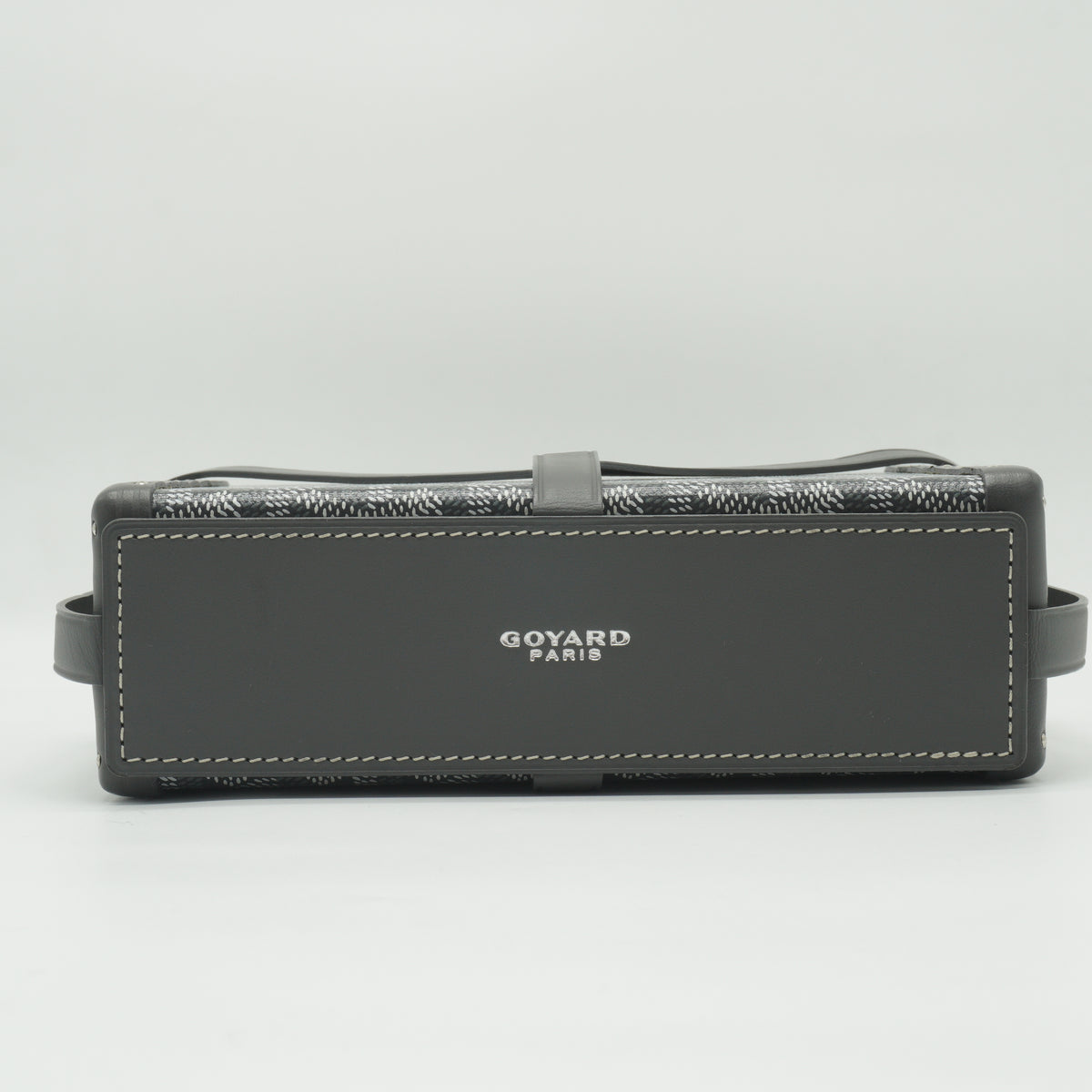 Goyard Minaudiere Trunk Small Bag Gray SHW