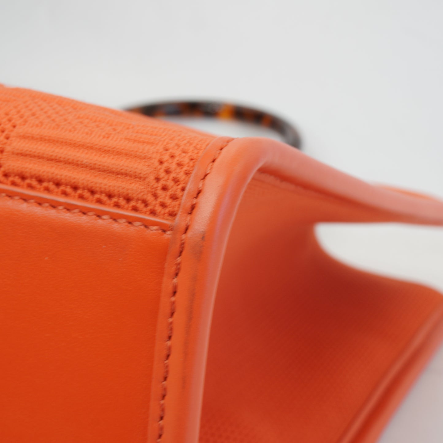 Fendi Sunshine Shopper Tote SHW Large Orange