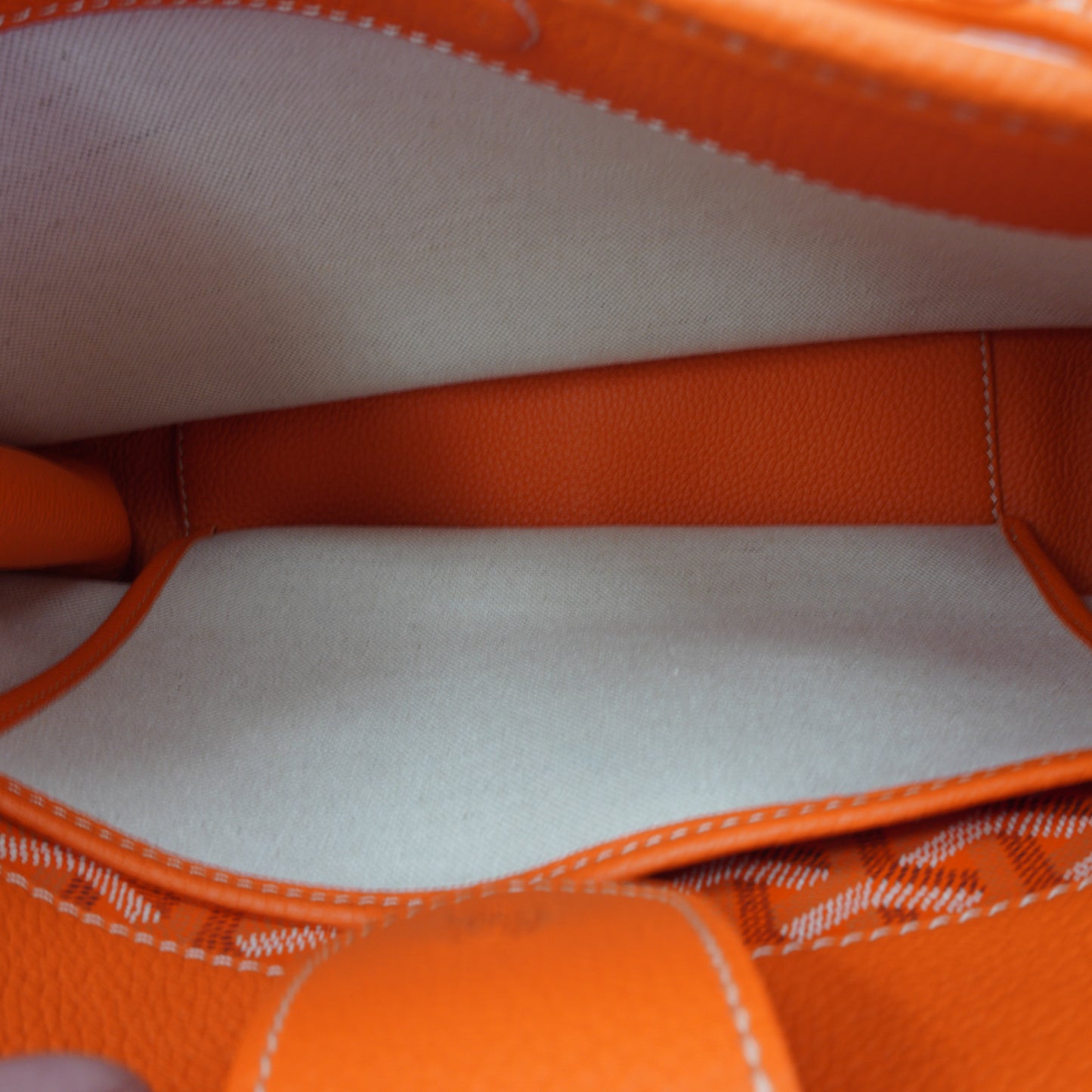 Goyard Orange Musette Bag SHW Medium