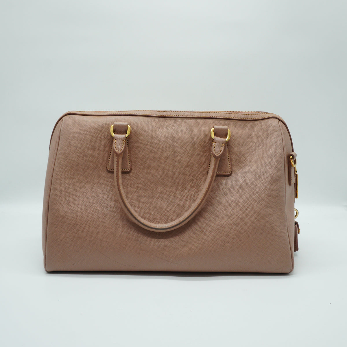 Prada Galleria Saffiano Leather Bag Nude Pink Medium GHW