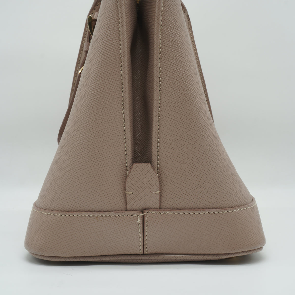 Prada Saffiano Lux Promenade bag Cammeo Medium GHW