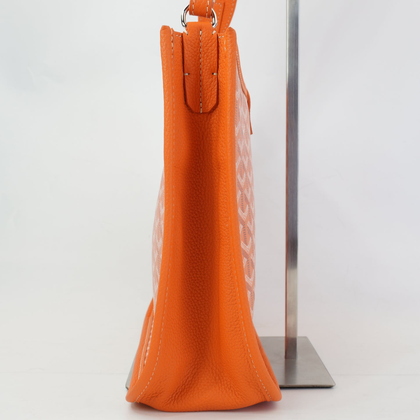 Goyard Orange Musette Bag SHW Medium