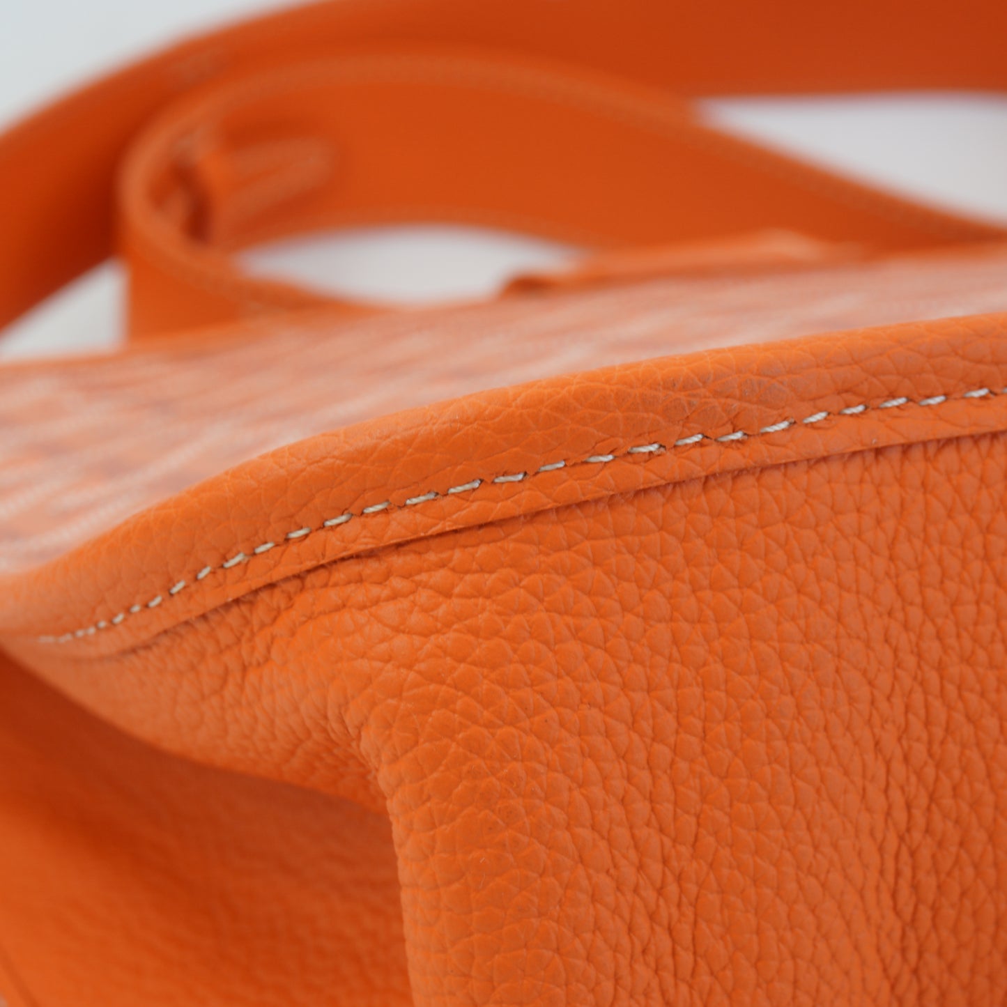 Goyard Orange Musette Bag SHW Medium