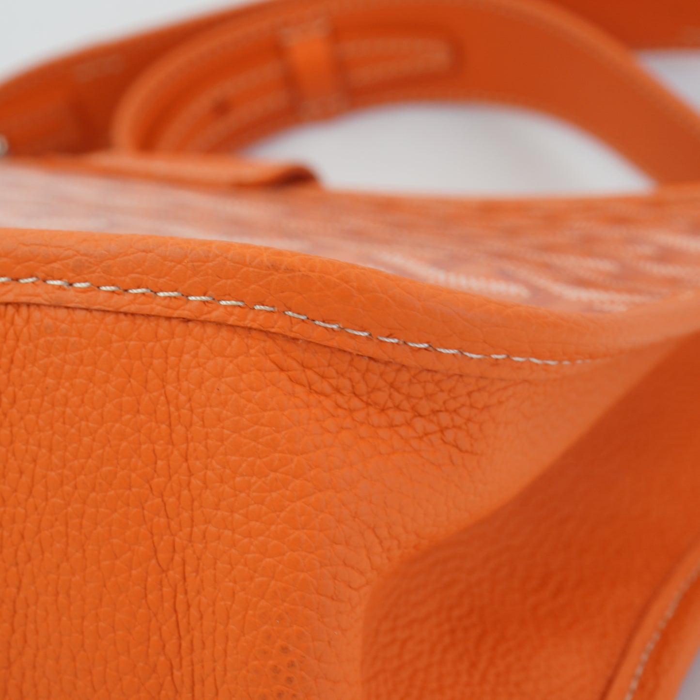Goyard Orange Musette Bag SHW Medium