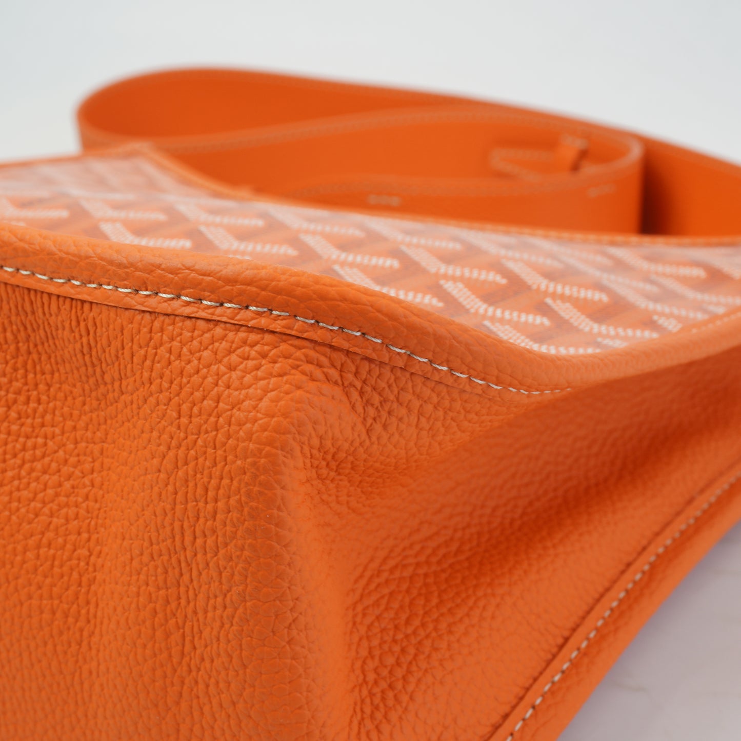 Goyard Orange Musette Bag SHW Medium
