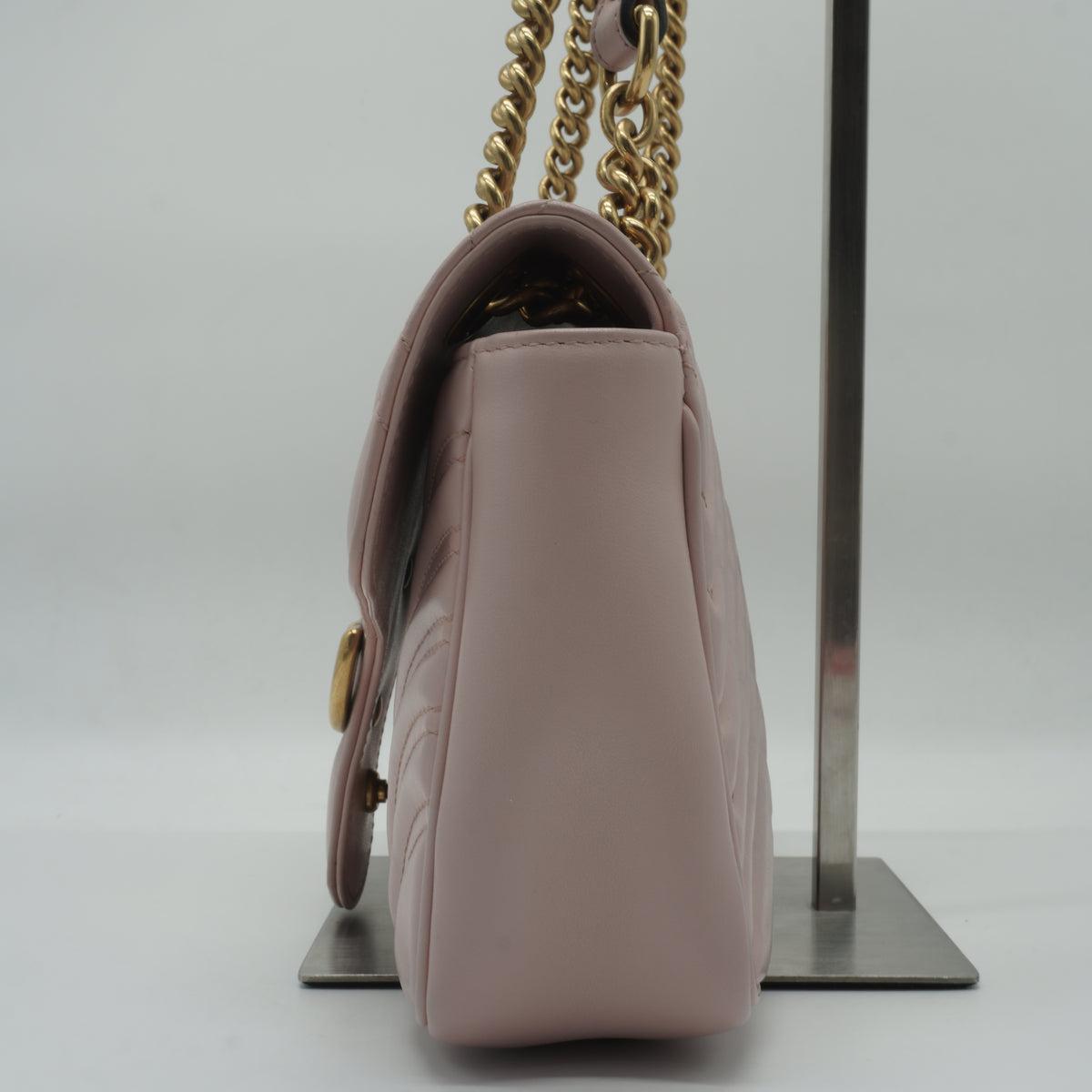 Gucci GG Marmont Matelasse Small Pink GHW