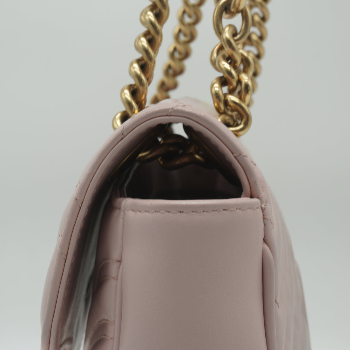 Gucci GG Marmont Matelasse Small Pink GHW