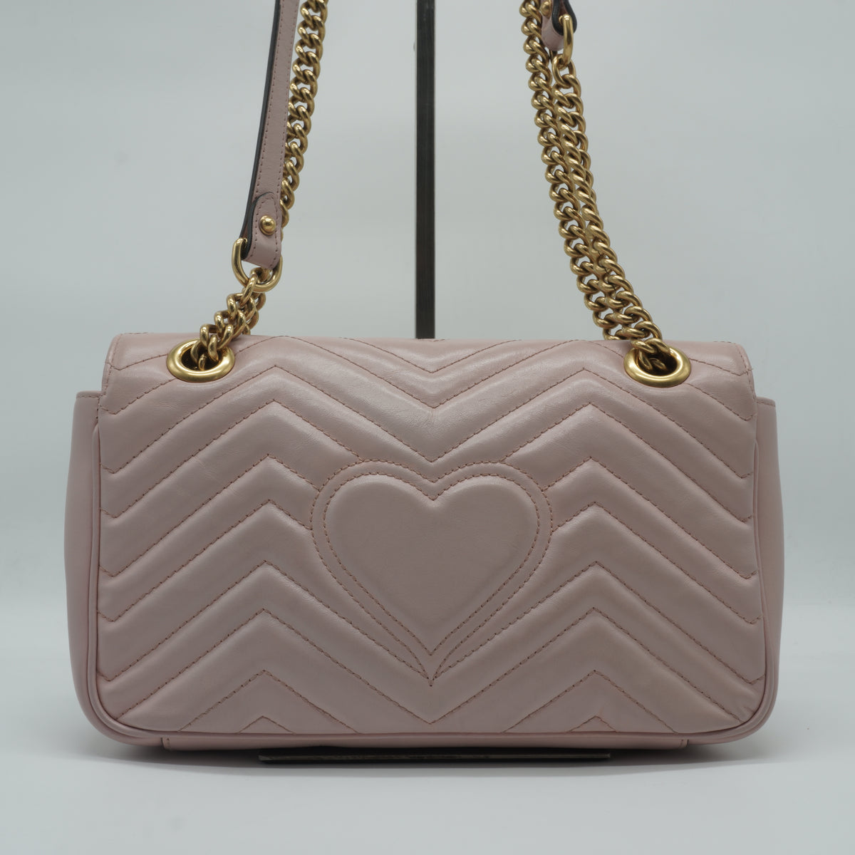 Gucci GG Marmont Matelasse Small Pink GHW