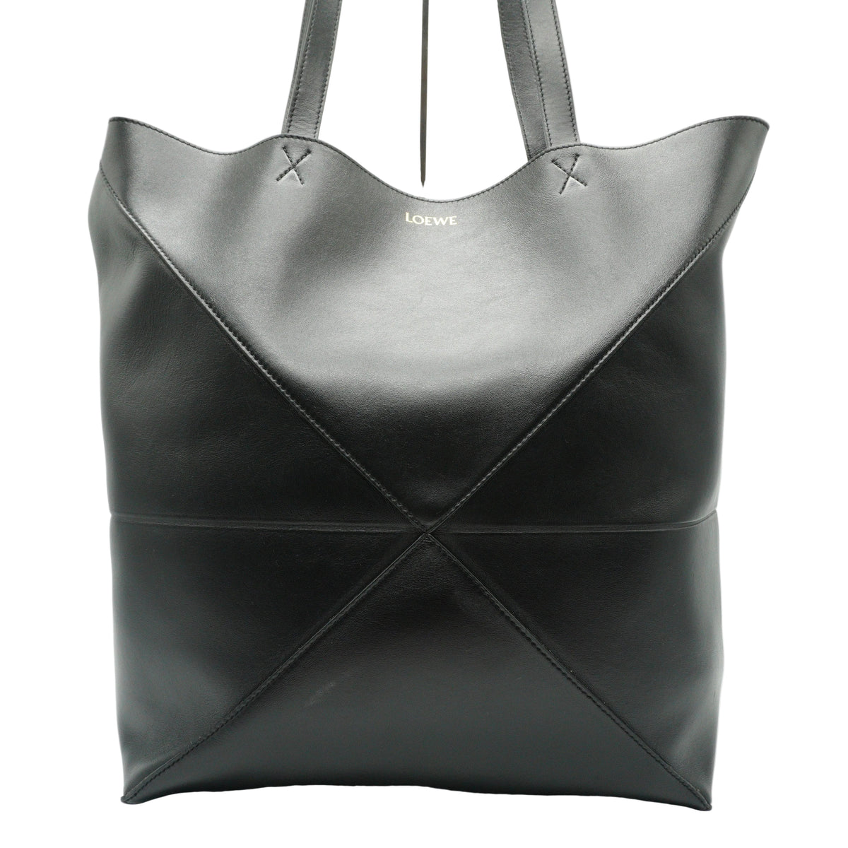 Loewe	Puzzle Fold Tote Large Black Calfskin