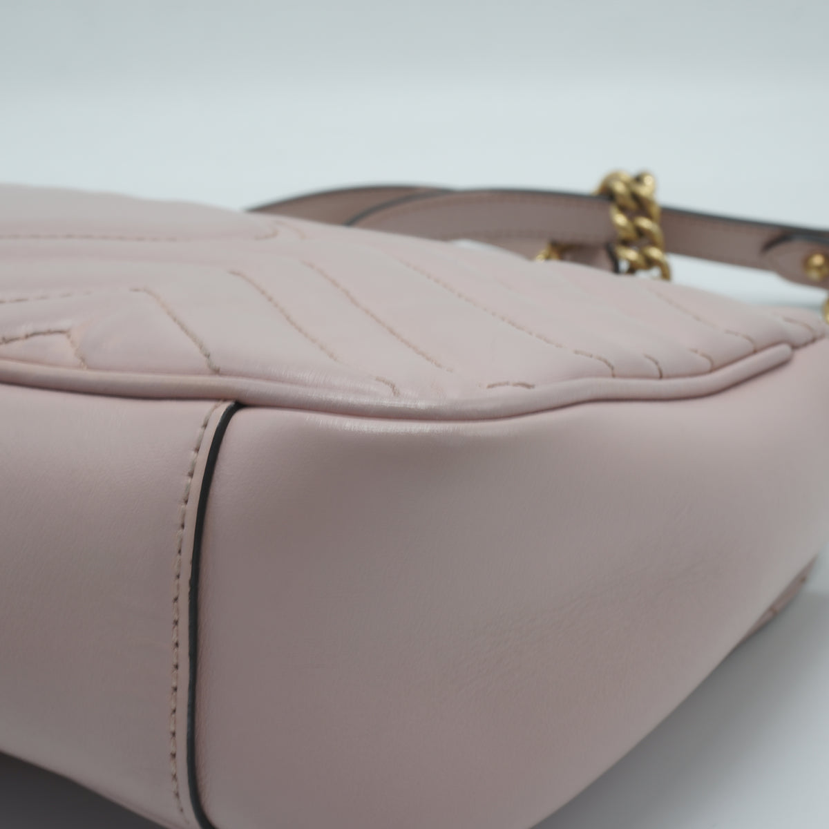 Gucci GG Marmont Matelasse Small Pink GHW
