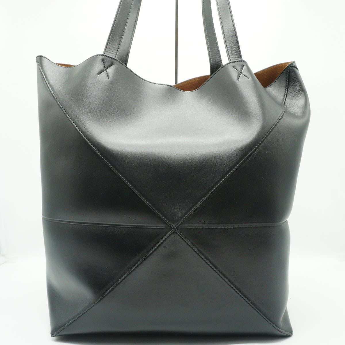 Loewe	Puzzle Fold Tote Large Black Calfskin
