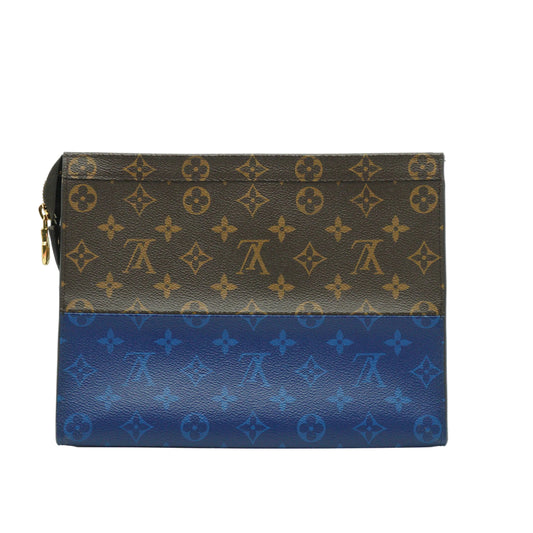 Louis Vuitton	Pacific Split Pochette Voyage MM Brown/Blue GHW