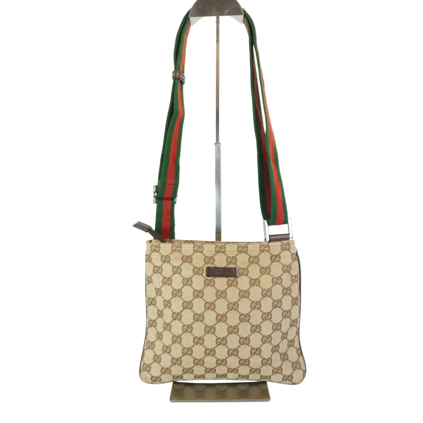 Gucci GG Canvas Web Messenger Bag