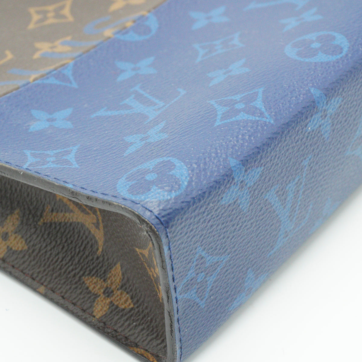 Louis Vuitton	Pacific Split Pochette Voyage MM Brown/Blue GHW